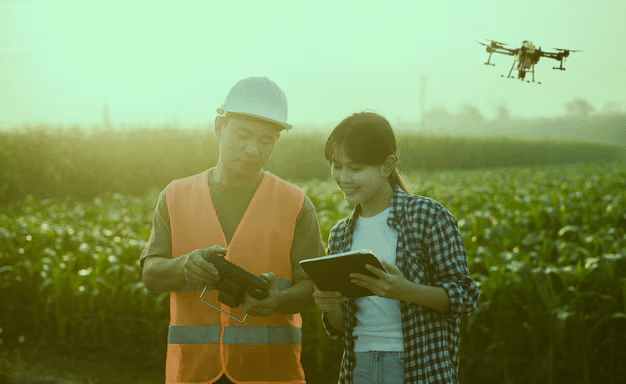 Tim konsultan memberikan pendampingan smart farming di lapangan